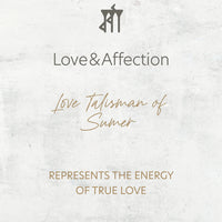 Sumerian White Pearl Love Pendant Charm