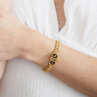 Crane Thin Braided Bracelet