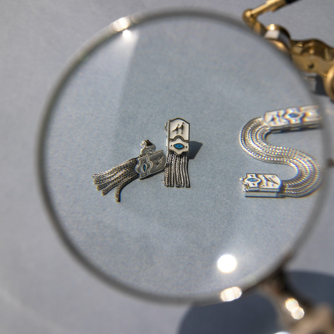 Gobeklitepe Earrings Silver