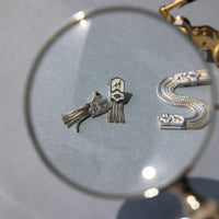 Gobeklitepe Earrings Silver