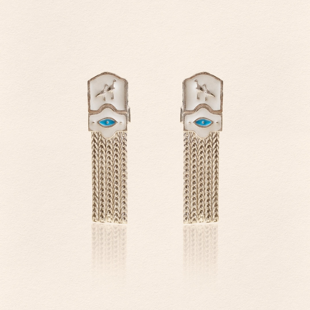 Gobeklitepe Earrings Silver