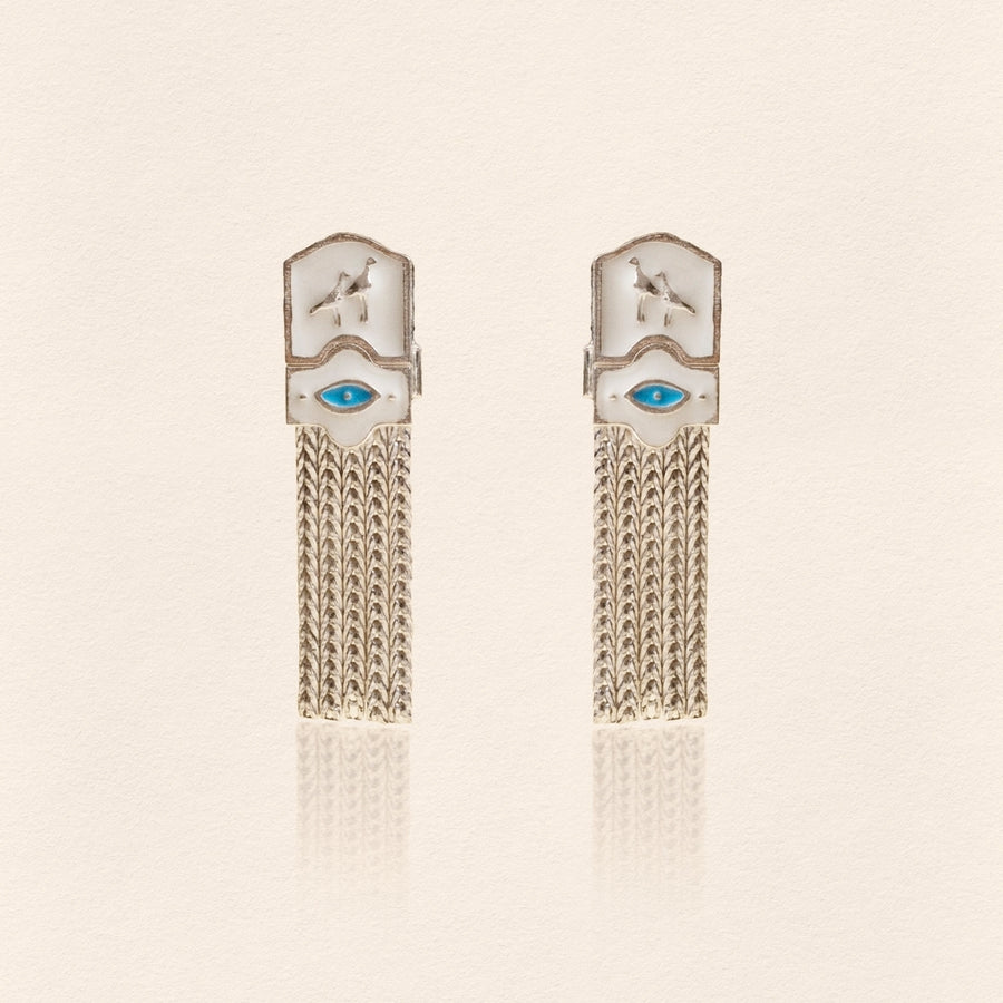 Gobeklitepe Earrings Silver