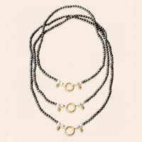 [COMMON] Sumerian Black Pearl Unisex Necklace product detail