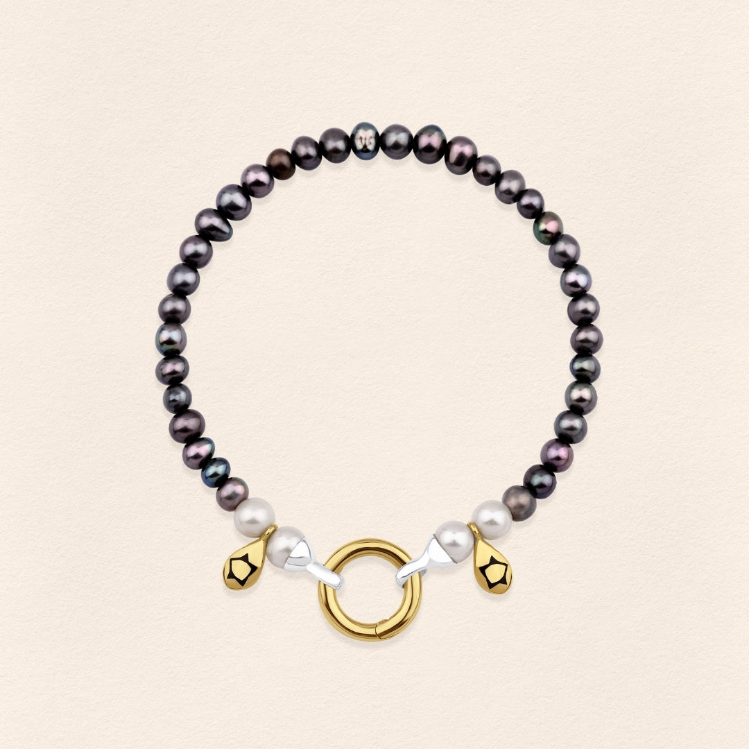 Sumerian Black Pearl Bracelet