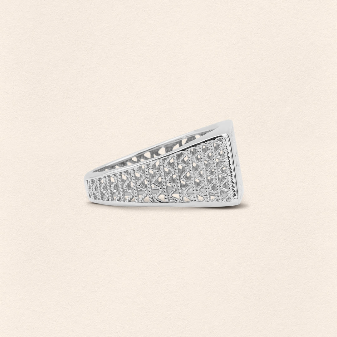 [COMMON] Sumerian Filigree Unisex Ring Red product detail