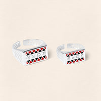 [COMMON] Sumerian Filigree Unisex Ring Red product detail