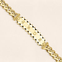[COMMON] Sumerian Plate Unisex Bracelet Gold product detail