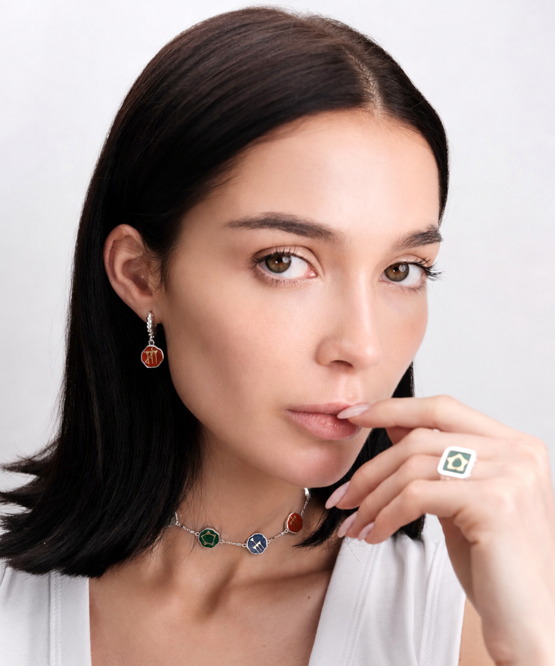 Sumerian Malachite Life Energy Ring