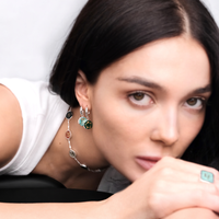 Sumerian Malachite Life Energy Earrings