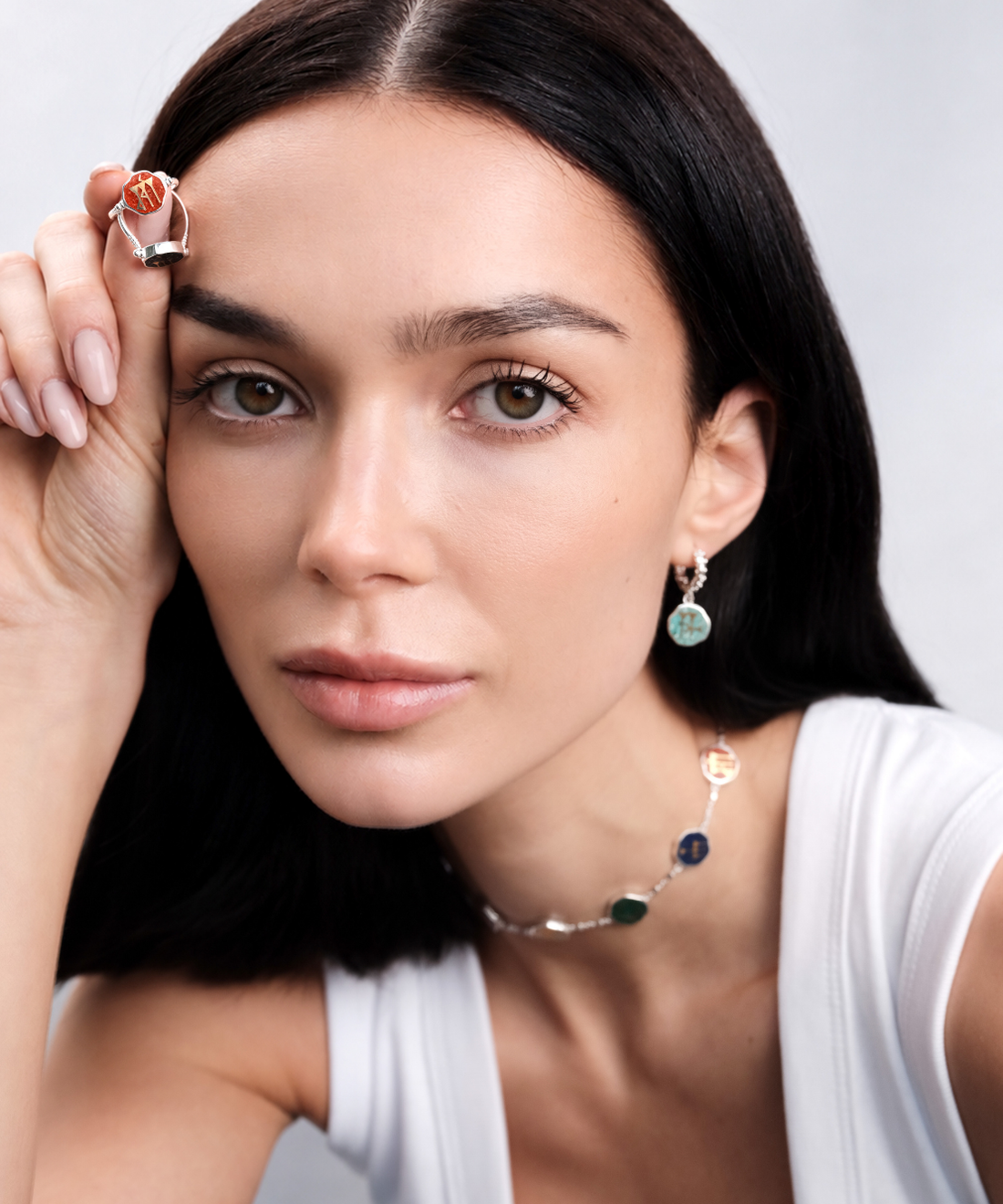 Sumerian Turquoise Freedom Earrings