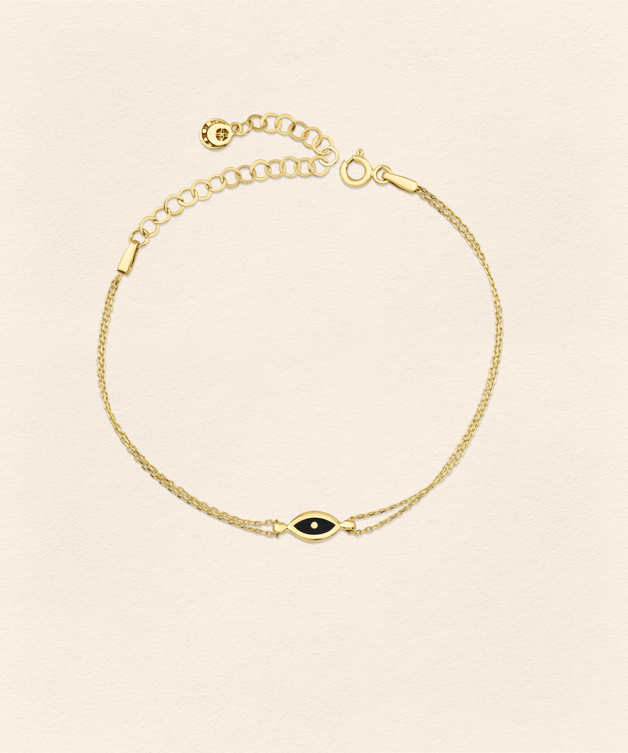 Eye Gold Bracelet