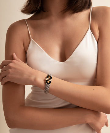 Adel Braid Bracelet Silver