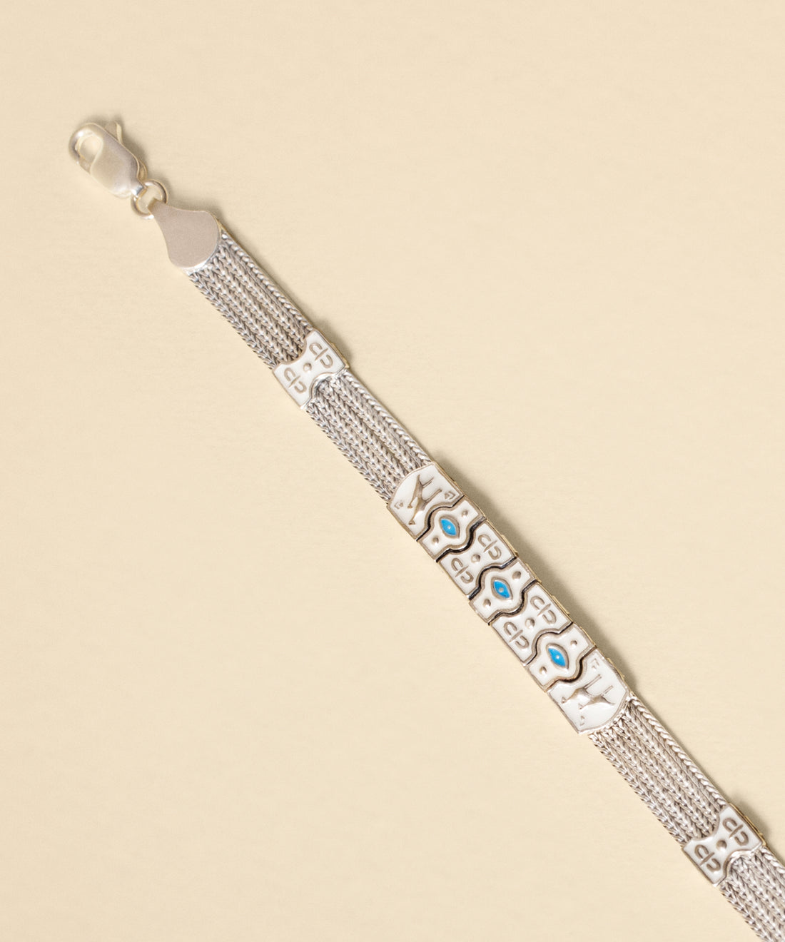 Gobeklitepe Thin Bracelet Silver