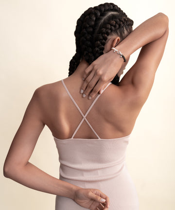 Sumerian Black & White Pearl Bracelet