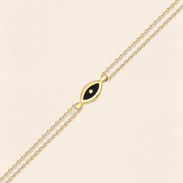 Eye Gold Bracelet