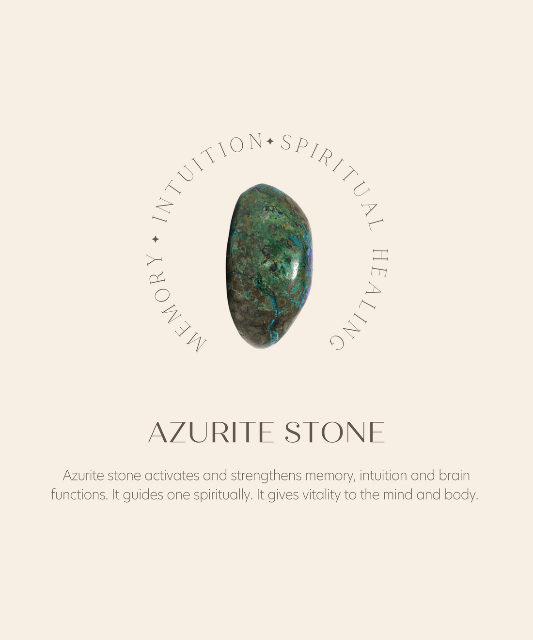 Sumerian Mosaic Azurite Energy of Life Earring Gold