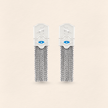 Gobeklitepe Earrings Silver