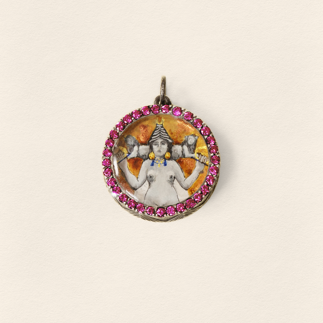 Inanna Miniature Ruby Pendant