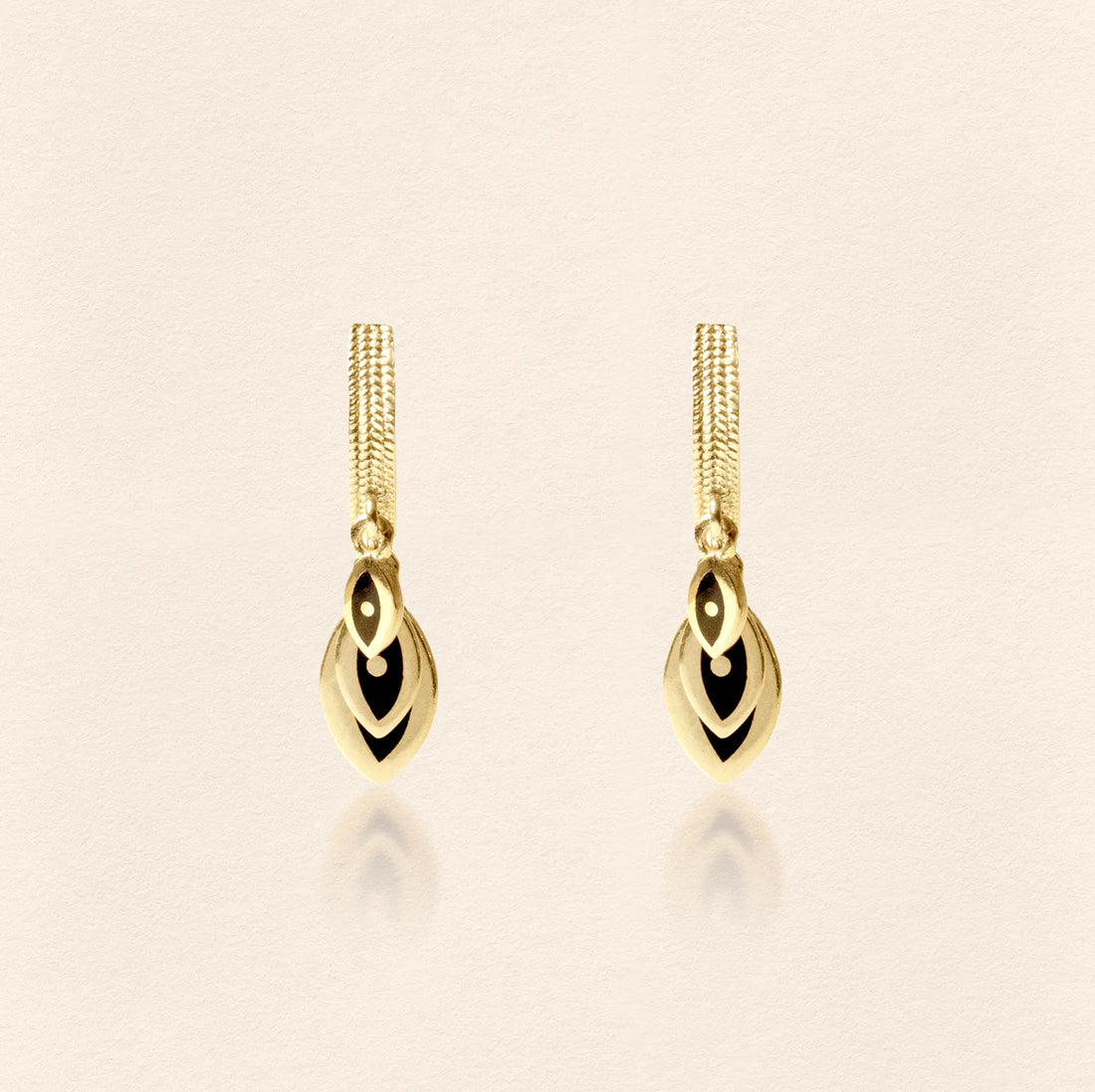 Triple Eye Earrings