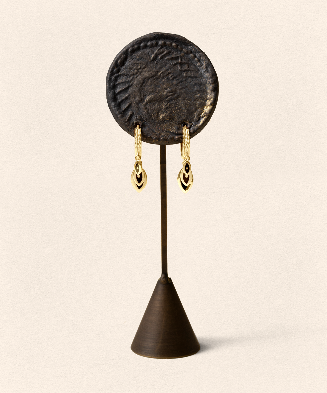 Triple Eye Earrings