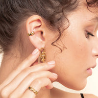 Diamond Gold Ear Cuff 10K