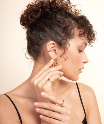 Diamond Gold Ear Cuff