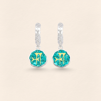Sumerian Turquoise Freedom Earrings