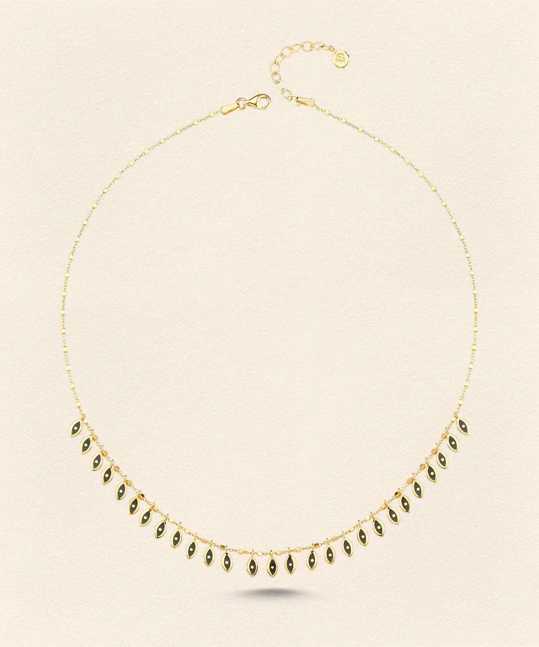 Evil Eye Necklace Earring Set