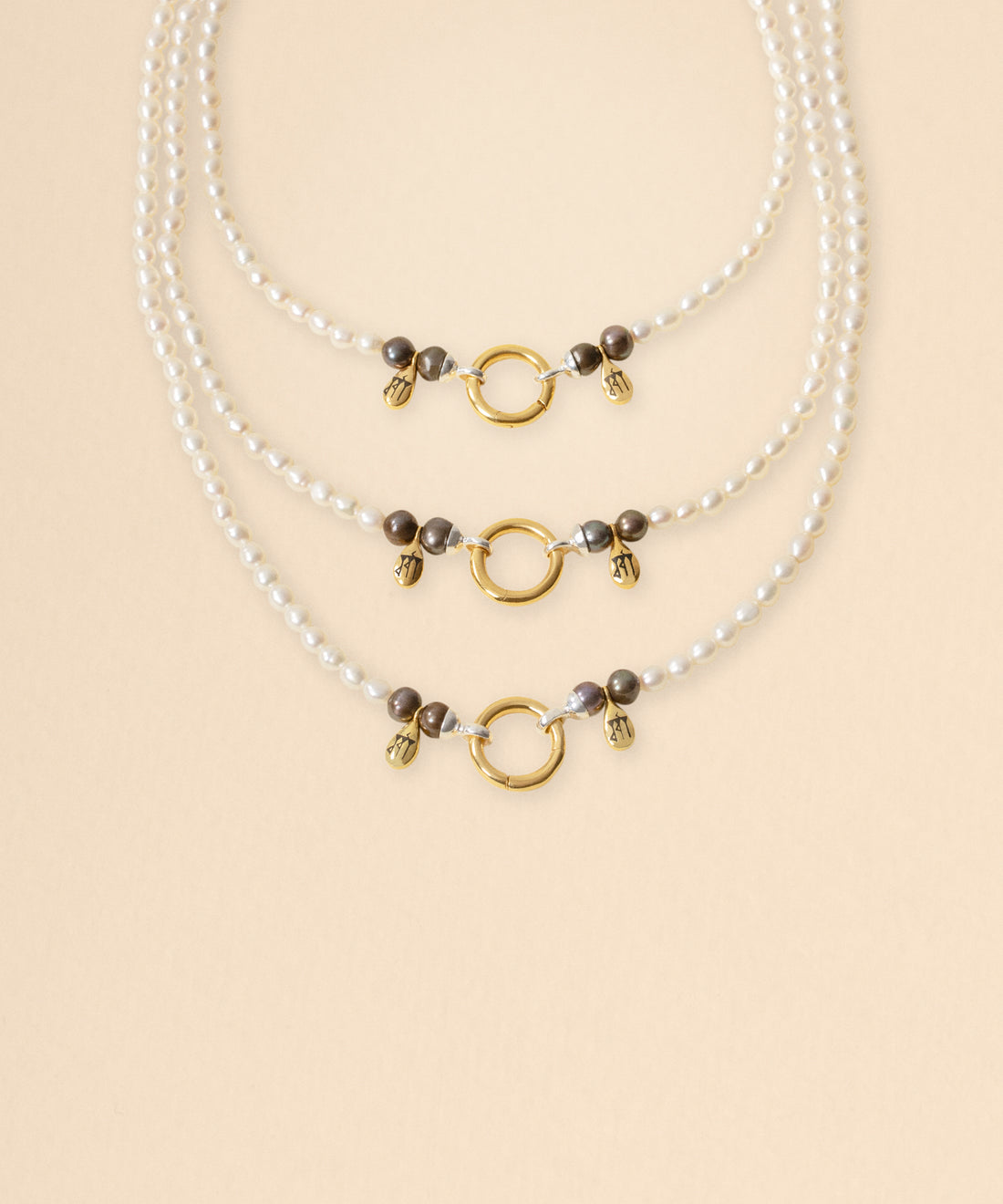 Sumerian White Pearl Necklace