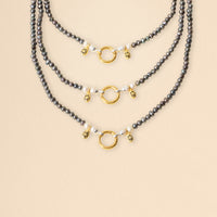 Sumerian Black Pearl Necklace - Men