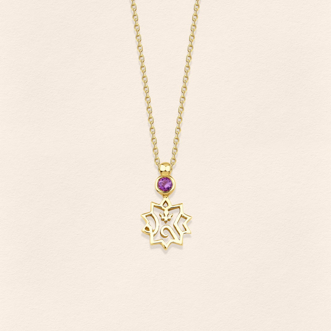 Adel Amethyst Gold Necklace