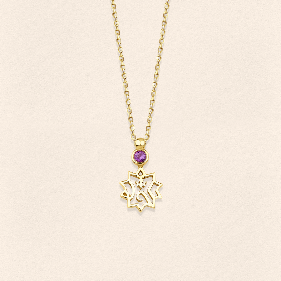 Adel Amethyst Gold Necklace
