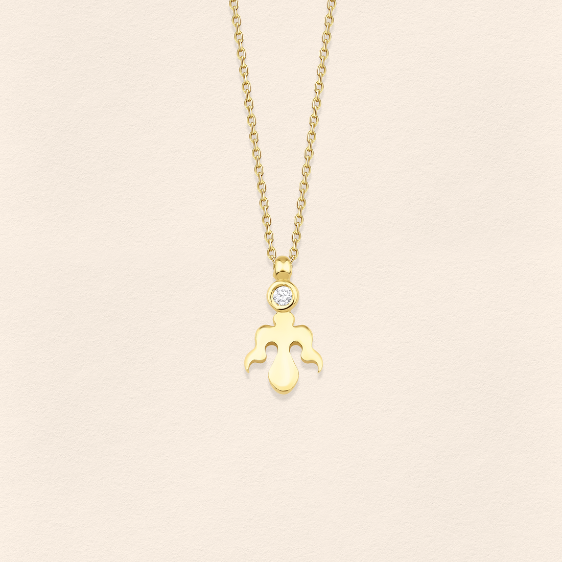 Alka Diamond Gold Necklace