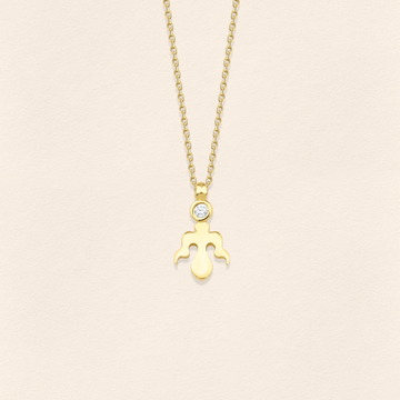 Alka Diamond Gold Necklace