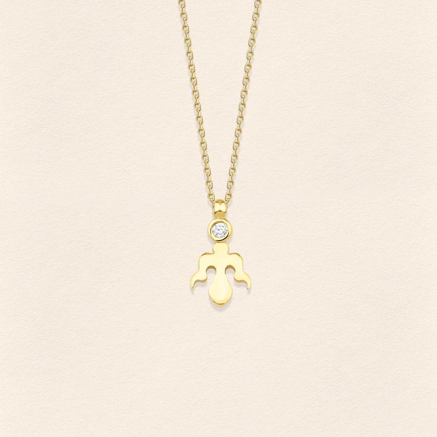 Alka Diamond Gold Necklace