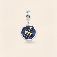 Sumerian Lapis Abundance Pendant Charm