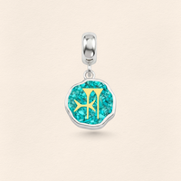 Sumerian Turquoise Freedom Pendant Charm