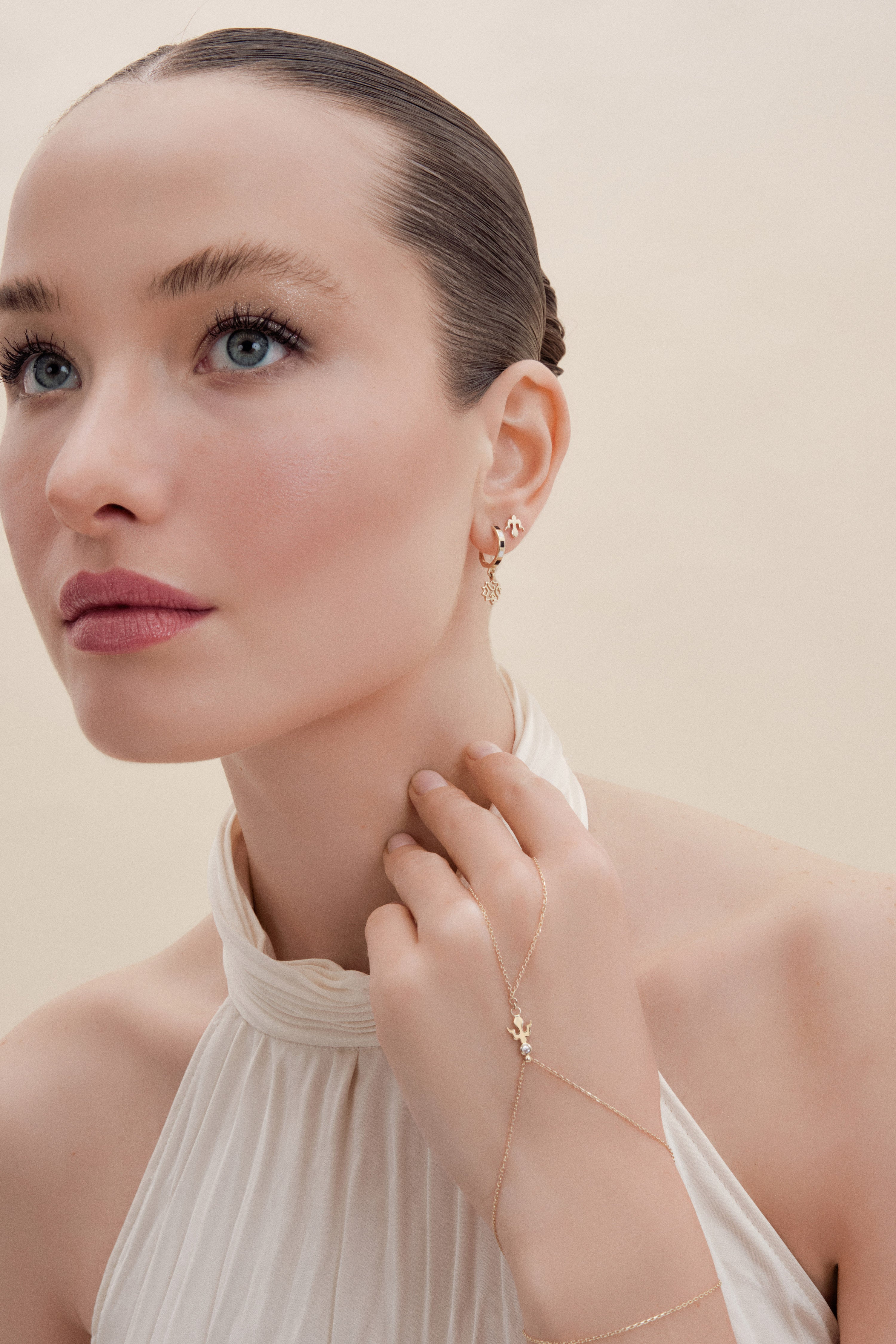 Alka Gold Piercing – Luna Merdin | 925 Sterling Silver Handmade Jewelry