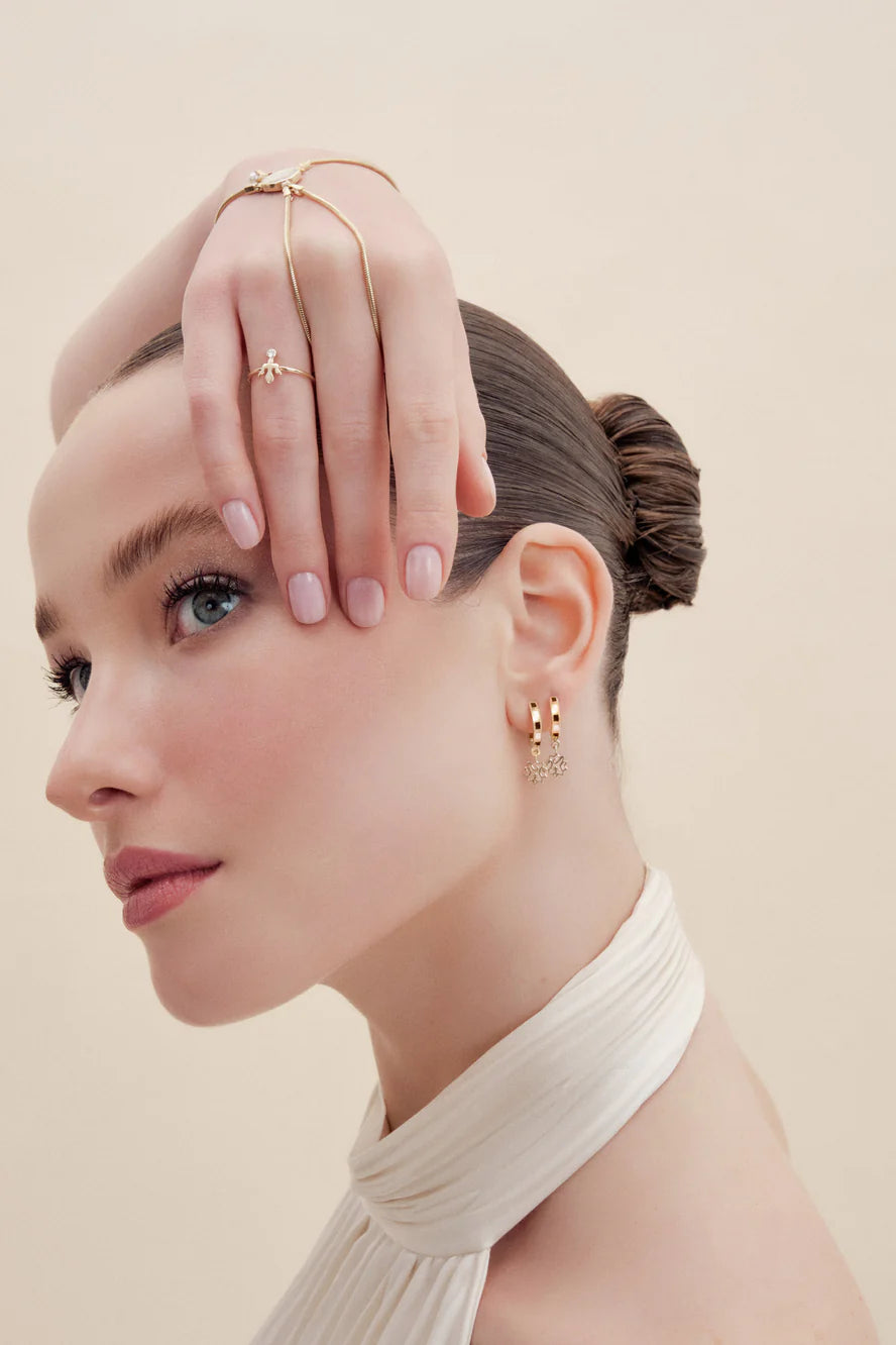 Alka Diamond Gold Ring