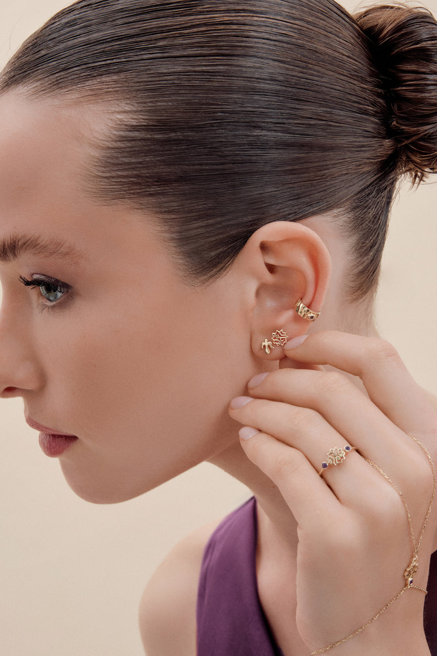 Adel Amethyst Gold Ring