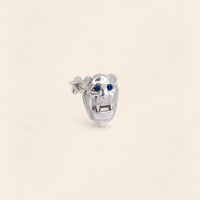 Assyrian Lion Large Sapphire Piercing