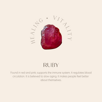 Inanna Miniature Ruby Pendant