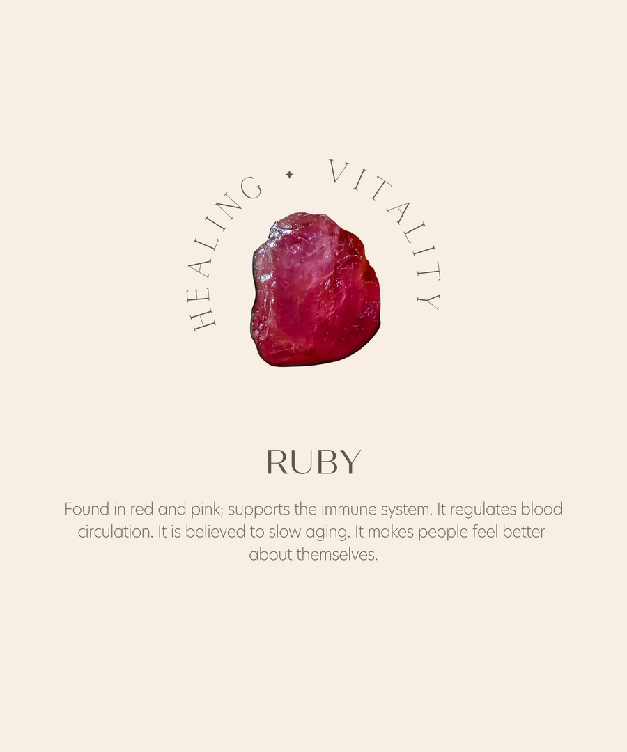 Inanna Miniature Ruby Pendant