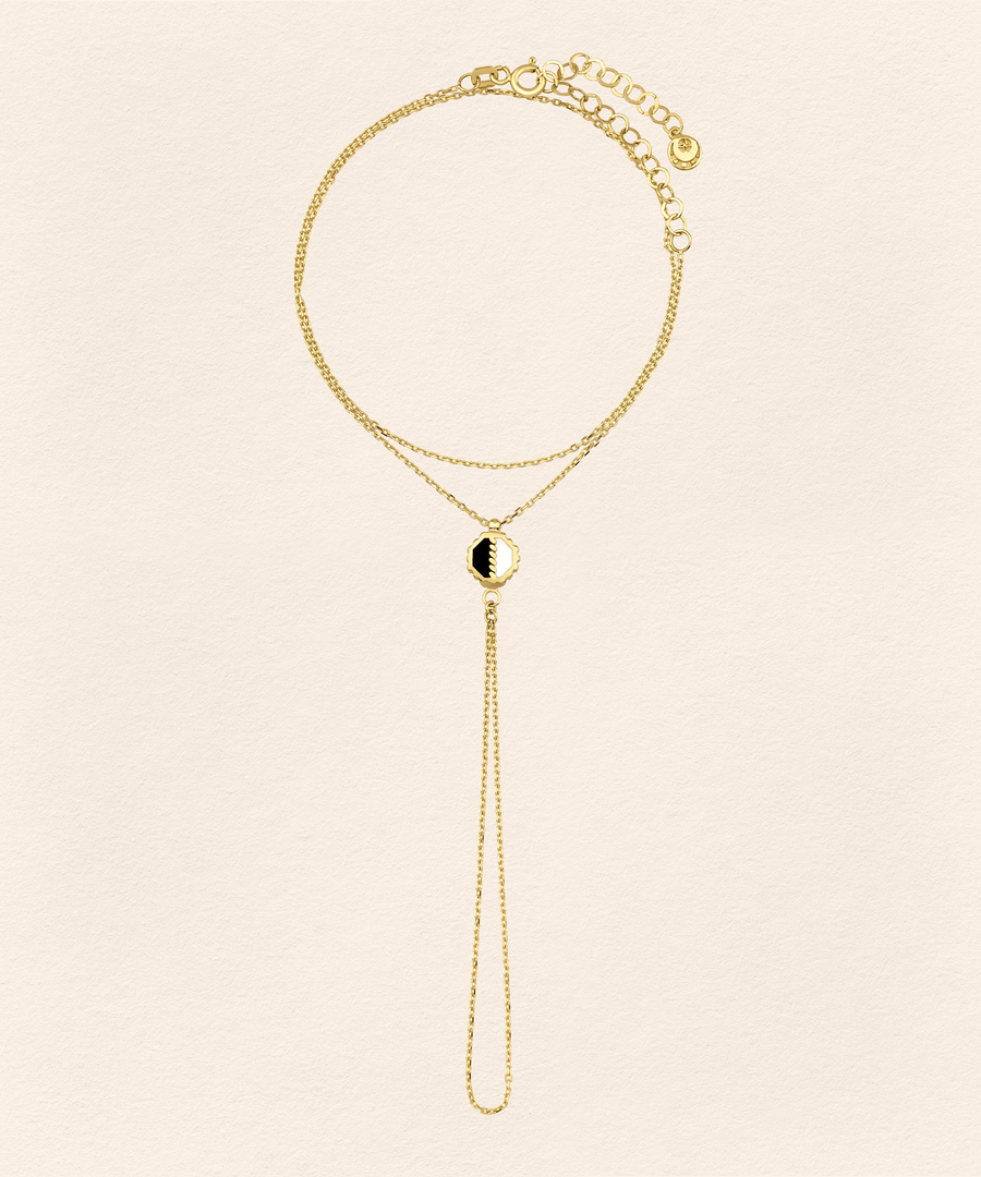 Aden Gold Finger Bracelet