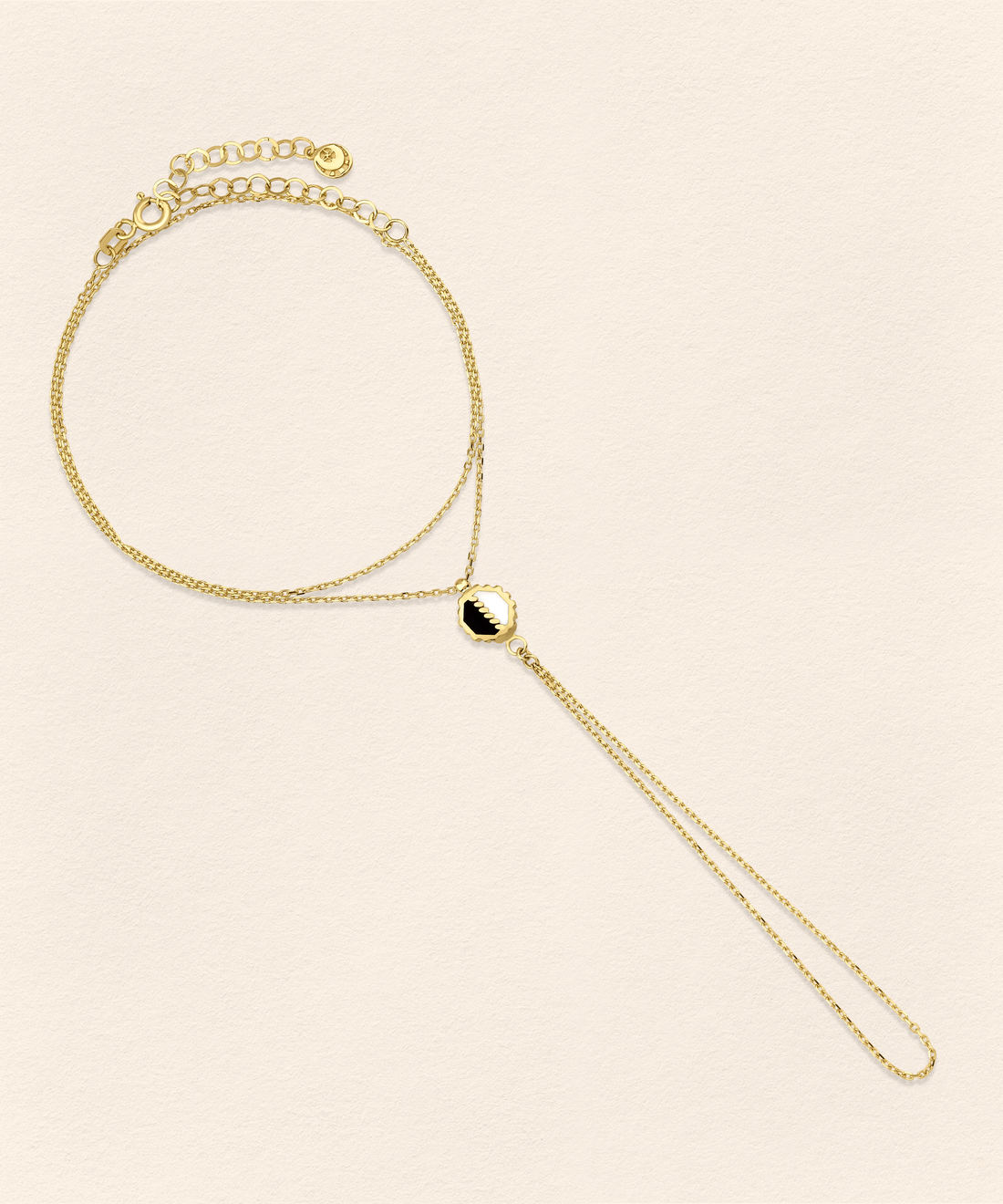 Aden Gold Finger Bracelet