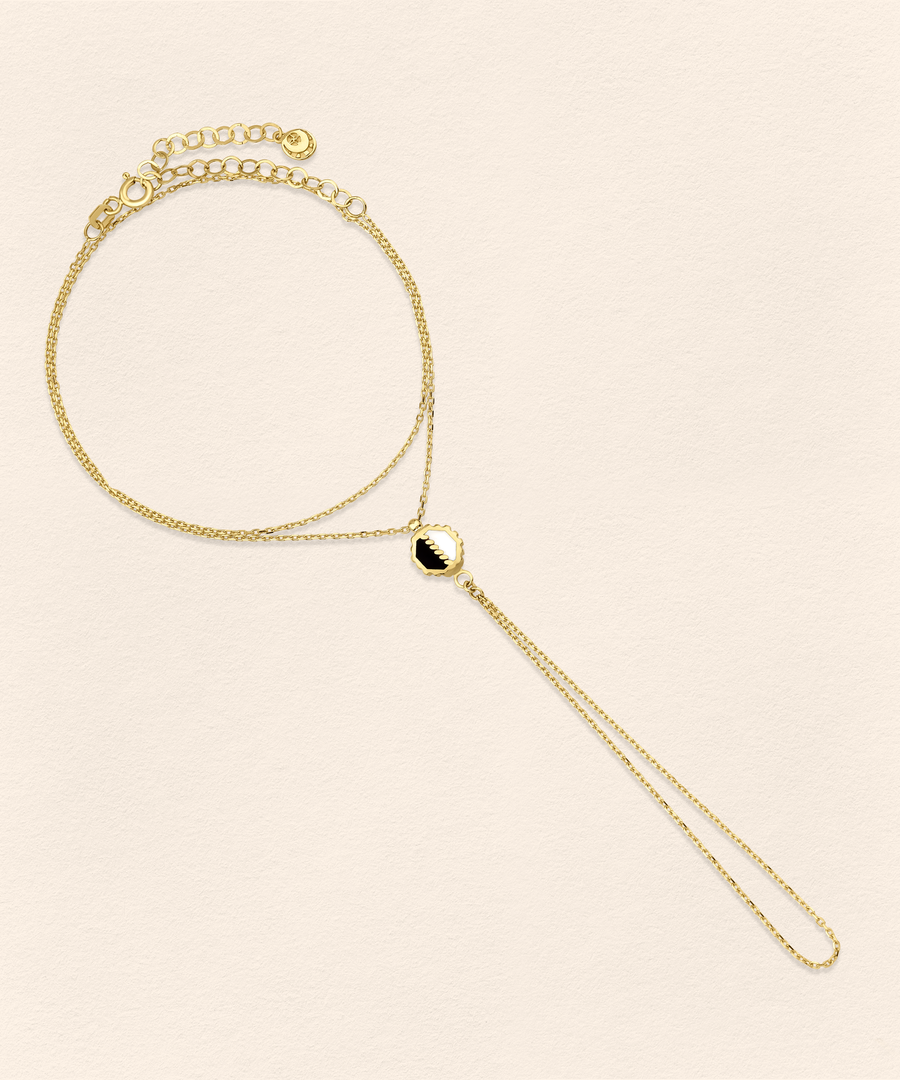 Aden Gold Finger Bracelet