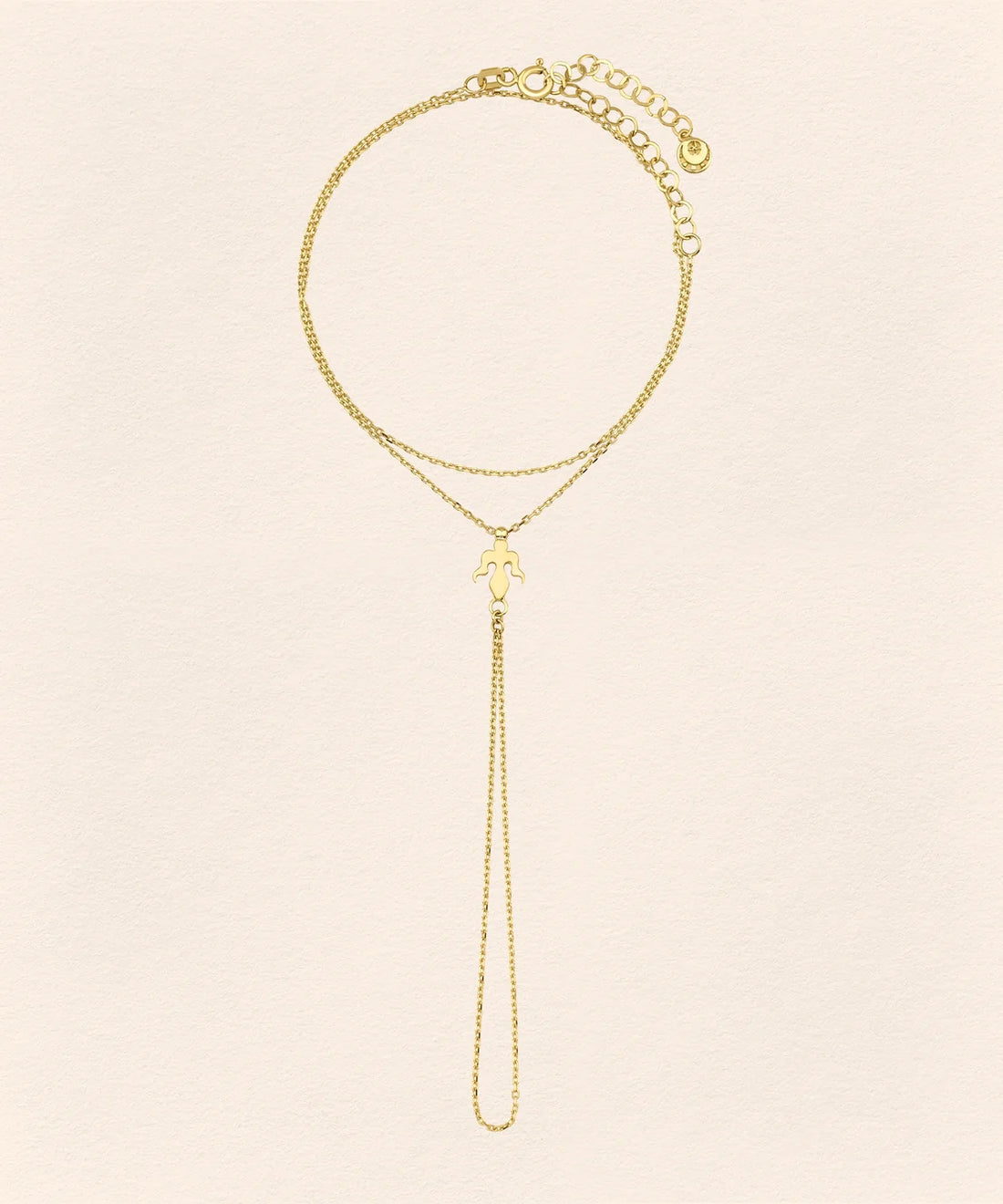 Alka Gold Finger Bracelet