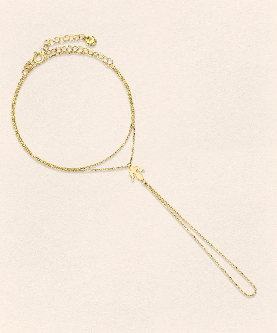 Alka Gold Finger Bracelet