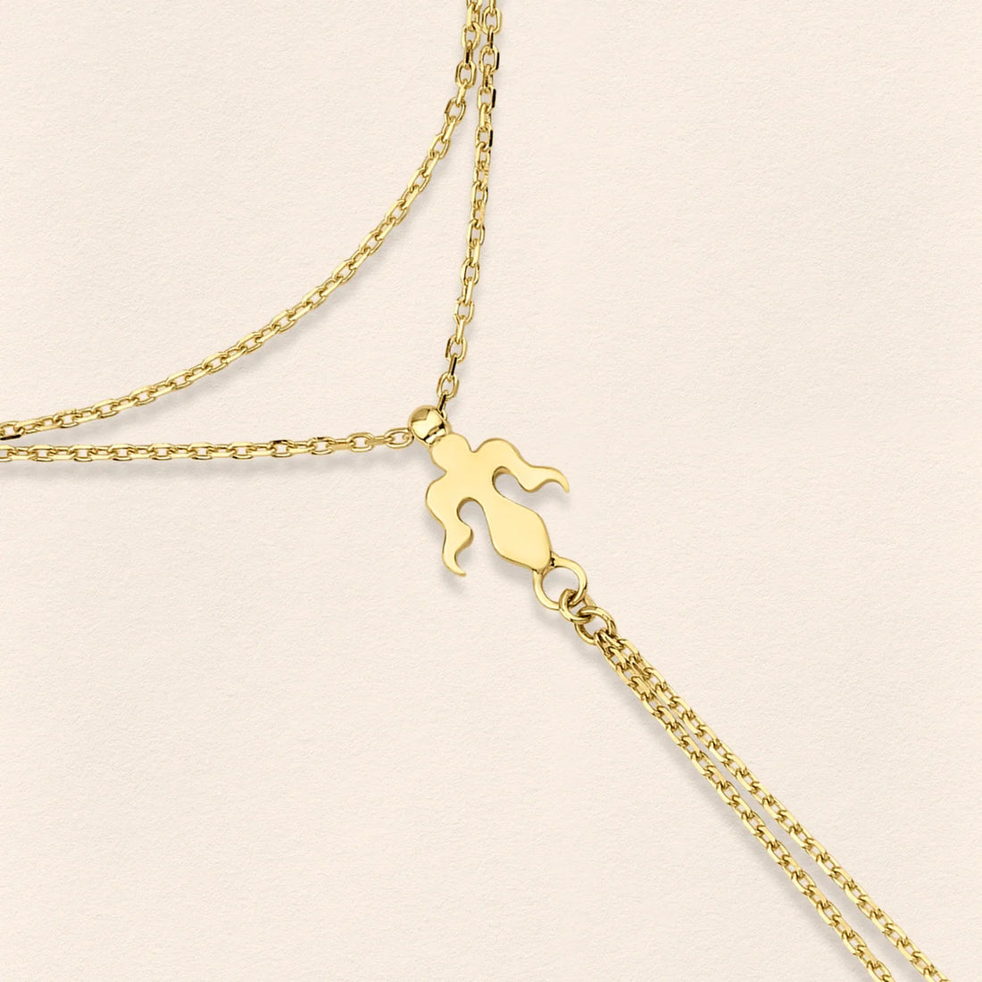 Alka Gold Finger Bracelet