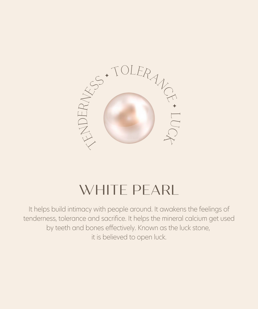 Sumerian White Pearl Bracelet - Men